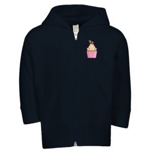 Cupcake Kids Zip Fleece Hoodie | Rabbit Skins